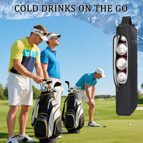 Manetta outdoor cooler is ideal for fishing, hiking, and camping beyond golf.
