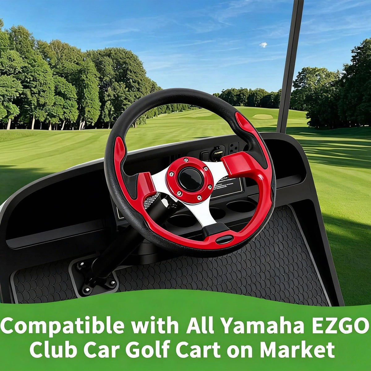 Manifish ergonomic steering wheel grip reduces palm fatigue during rides.