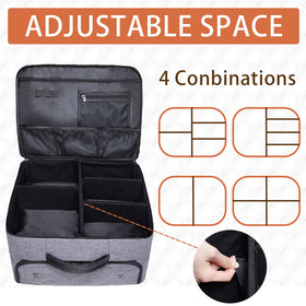 MAQTOIZ Golf Trunk Organizer easy-access handles for loading.