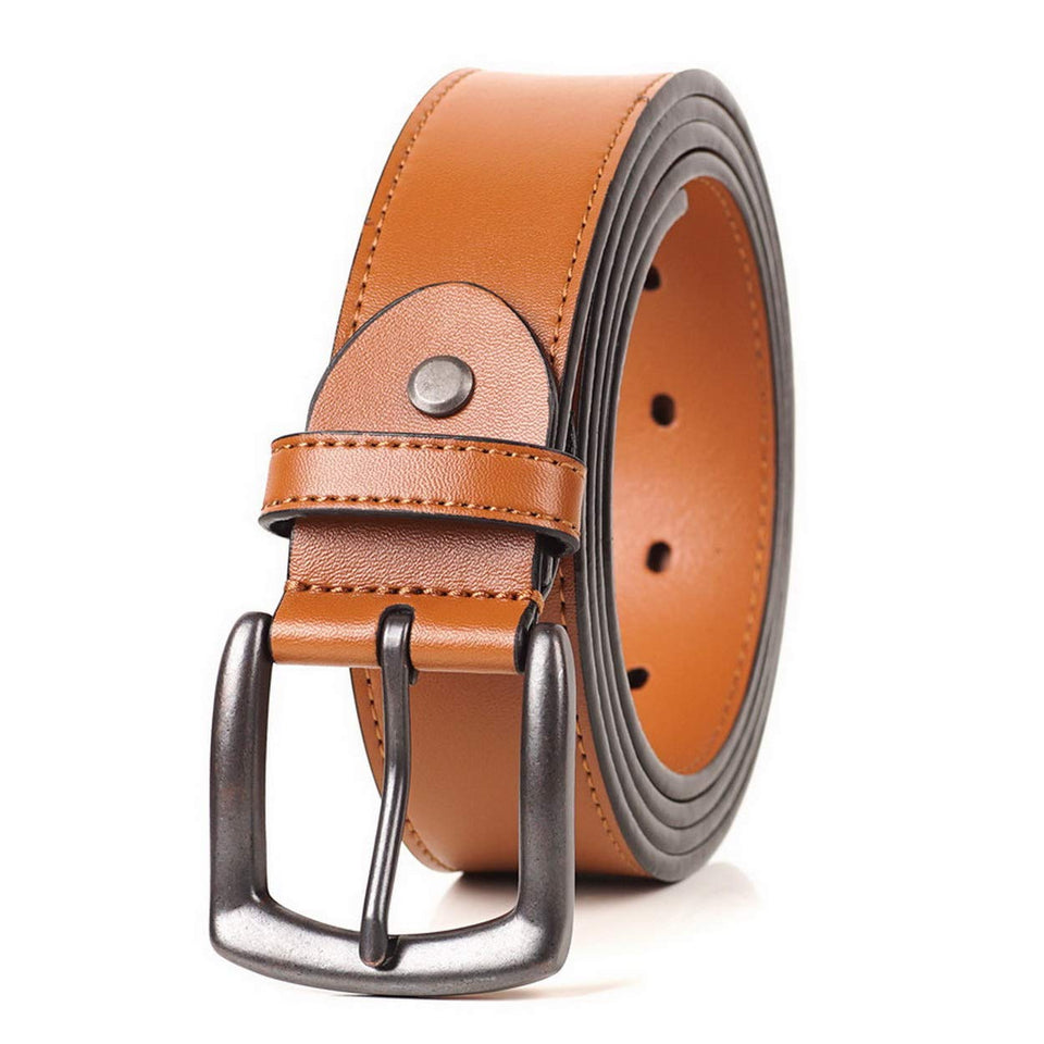 MARACOCO big-tall yellow belt for durable daily wear and smart style