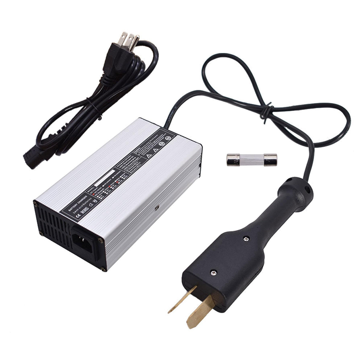 Marddpair 36v 5a golf cart charger front view, ready for efficient recharging.