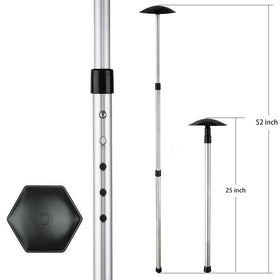 Marukio extended rod reaches 52 inches for full length bag protection