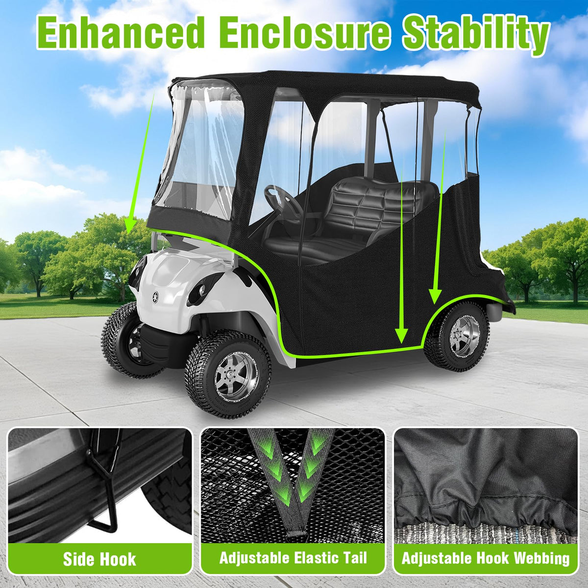 MASHELLY rain enclosure storage bag for easy transport and stowage