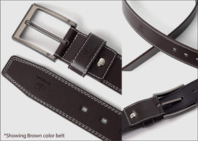 MaskFactory Eneyer adjustable belt length fits up to 37 inches.