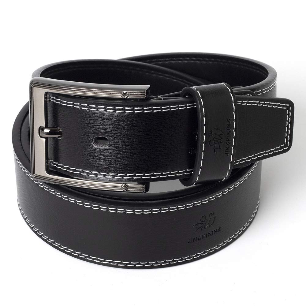 MaskFactory Eneyer buckle closeup with black nickel finish for durability.