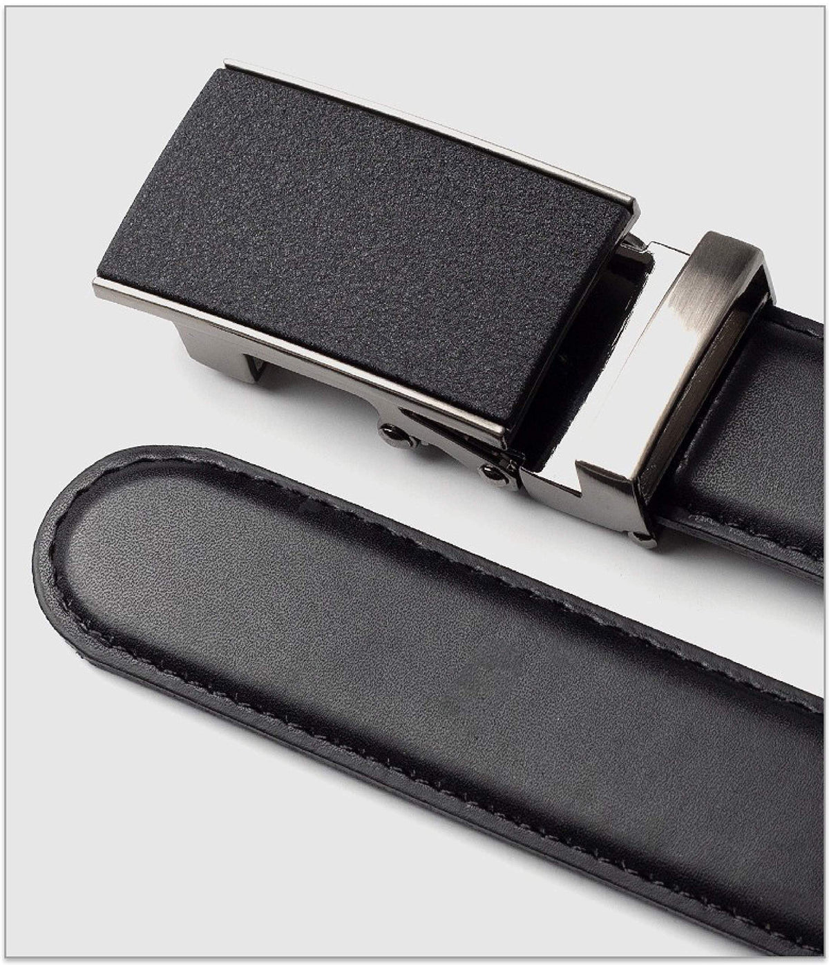 maskfactory belt worn with a suit for a refined, durable look