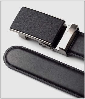 maskfactory belt worn with a suit for a refined, durable look