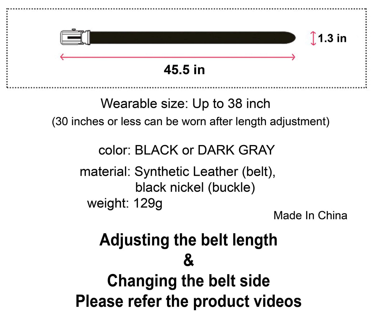 Maskfactory Stwees double-sided belt lets you switch looks easily.