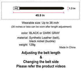 Maskfactory Stwees double-sided belt lets you switch looks easily.