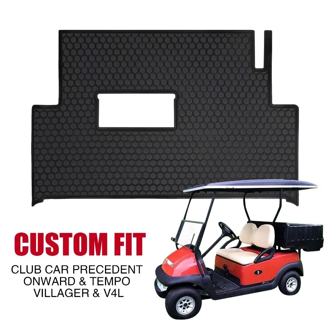Matericuo floor liner with custom-fit tuned to specific Club Car models