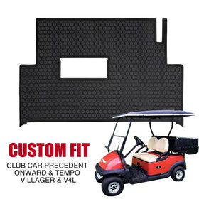 Matericuo floor liner with custom-fit tuned to specific Club Car models