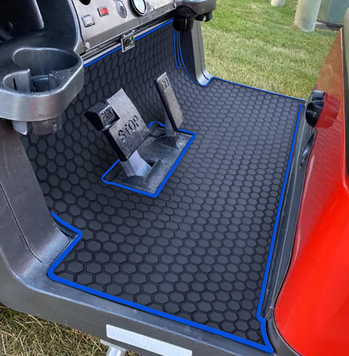 Matericuo golf cart floor liner full coverage fits Club Car models and shields floors