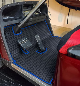 Matericuo golf cart floor liner with full coverage for EZGO TXT and more, all-weather protection