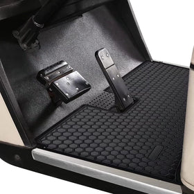 Matericuo golf cart floor mat hex pattern protects cabin from dirt