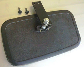 Maverick rear view mirror with glass lens and ABS housing for durability.