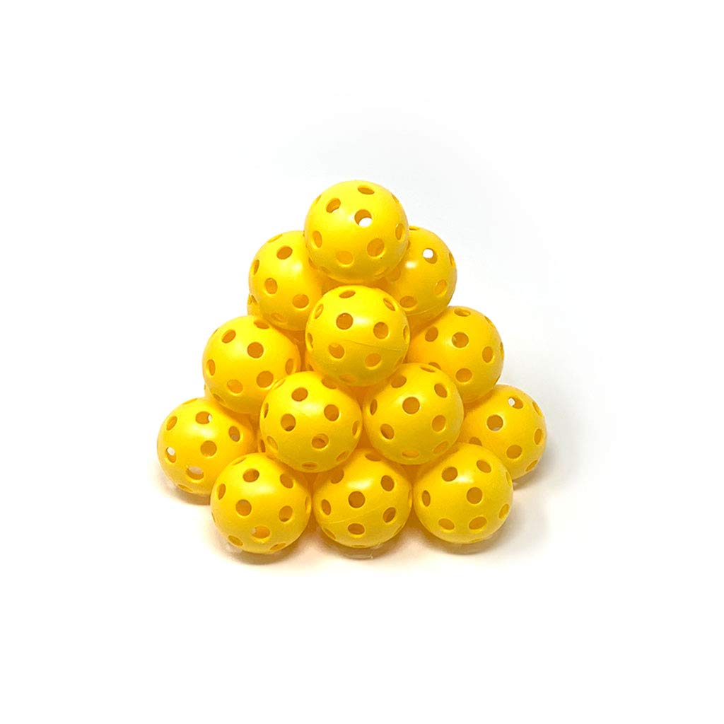 MaxBP golf-size training ball in yellow enhances practice variety and focus.