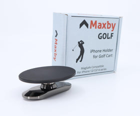 Maxby compact pocket size fits easily in a golf bag.