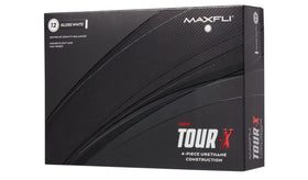 Maxfli 2023 Tour X balance feature for consistent aim and distance control.