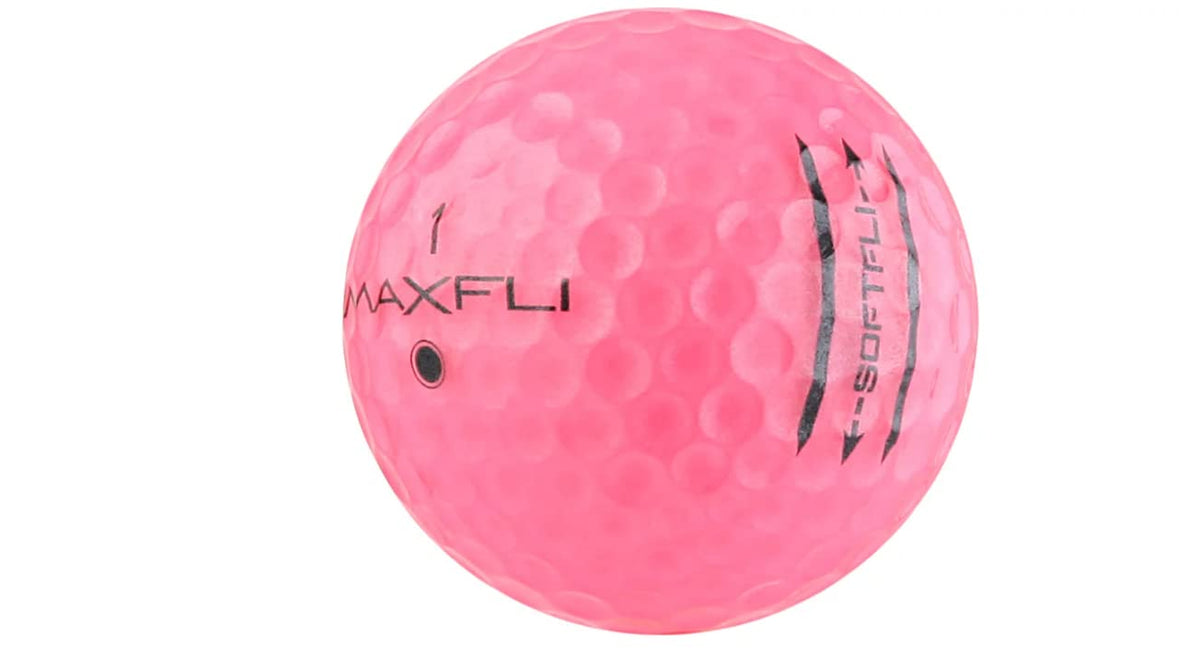 Maxfli Softfli enhanced alignment aid helps line up putts