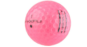 Maxfli Softfli enhanced alignment aid helps line up putts