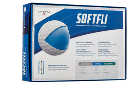 Maxfli Softfli Matte ball core design for faster speeds.