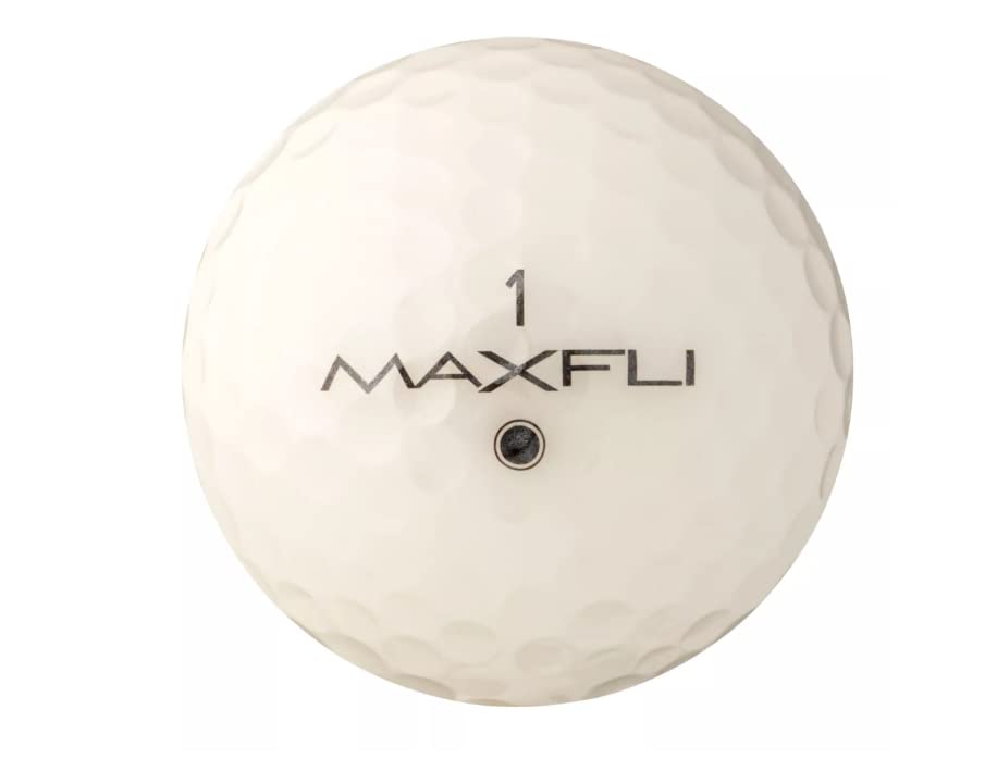 Maxfli Softfli matte ball features icosahedron dimples for higher flight