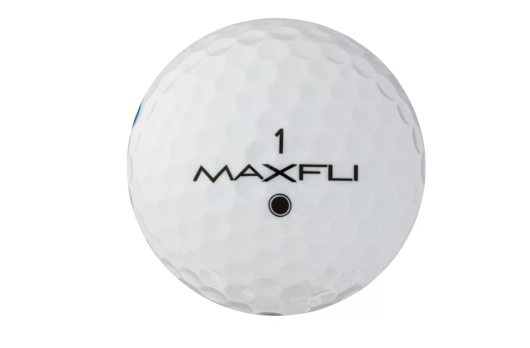 Maxfli Softfli Matte ball on green with smooth roll and controlled flight.