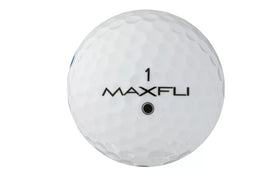 Maxfli Softfli Matte ball on green with smooth roll and controlled flight.