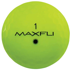 Maxfli SoftFli Matte green cover improves sight lines on approach shots.