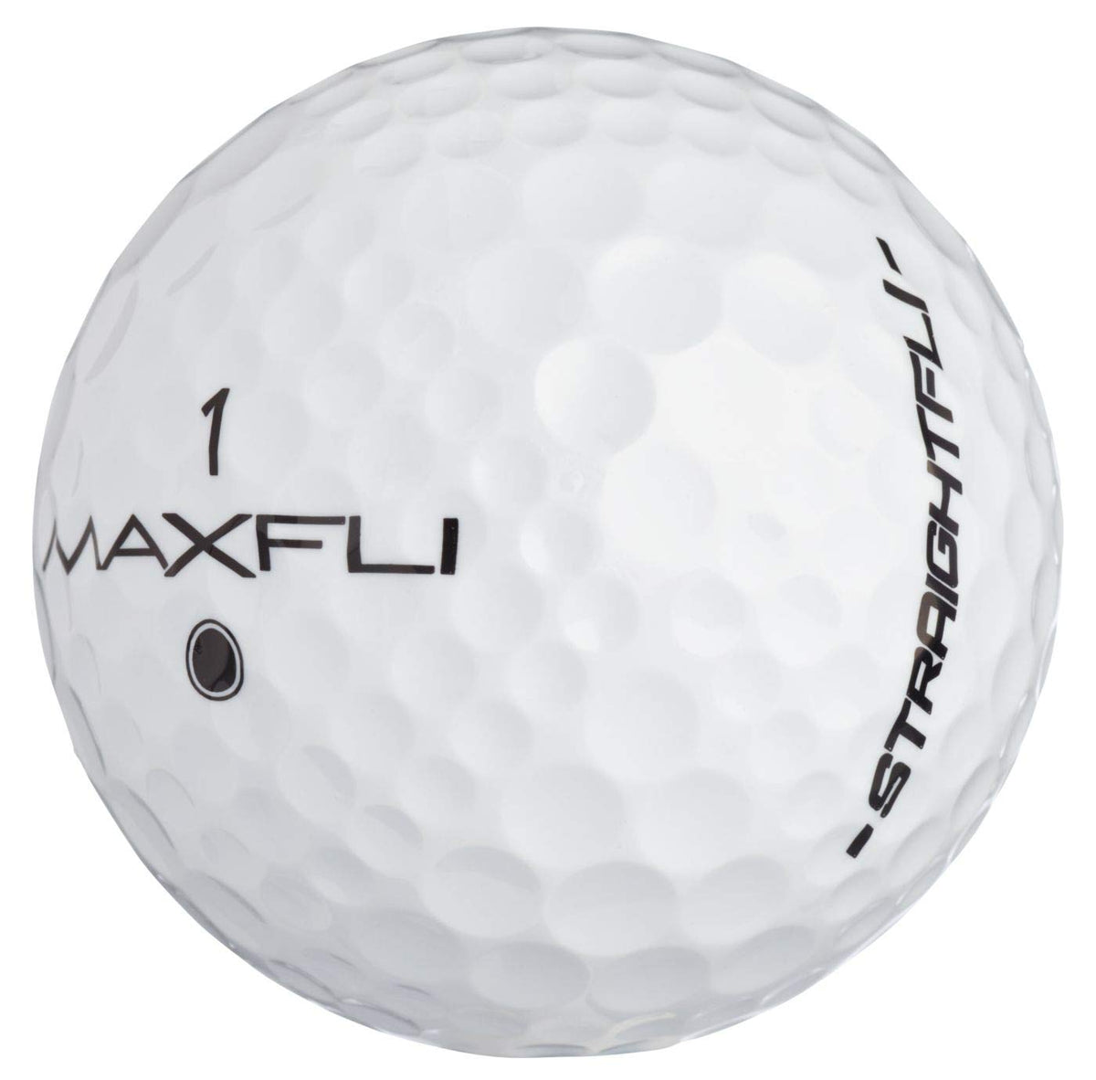 Maxfli StraightFli ball in flight highlighting straight trajectory