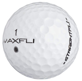Maxfli StraightFli ball in flight highlighting straight trajectory