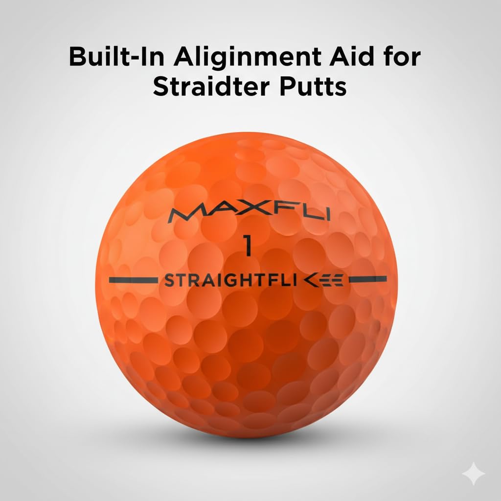 Ball on a tee showing bright visibility during a drive