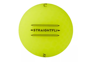 Maxfli Straightfli 12-pack packaging shown on the side for value and convenience.