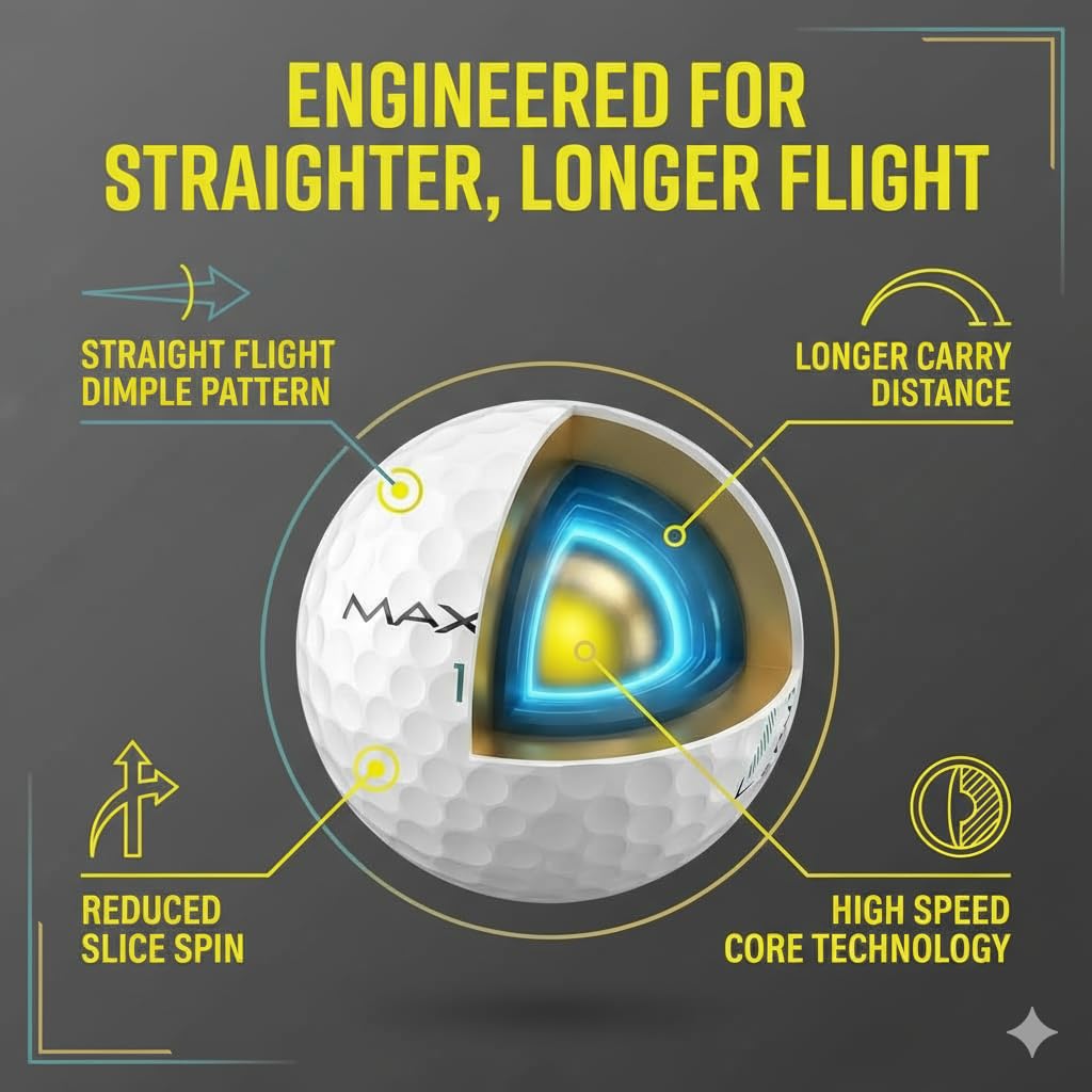Maxfli StraightFli 36-pack offers value for practice and play