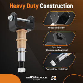 maXpeedingrods kit contents include two kingpins and necessary bushings for a complete fix.