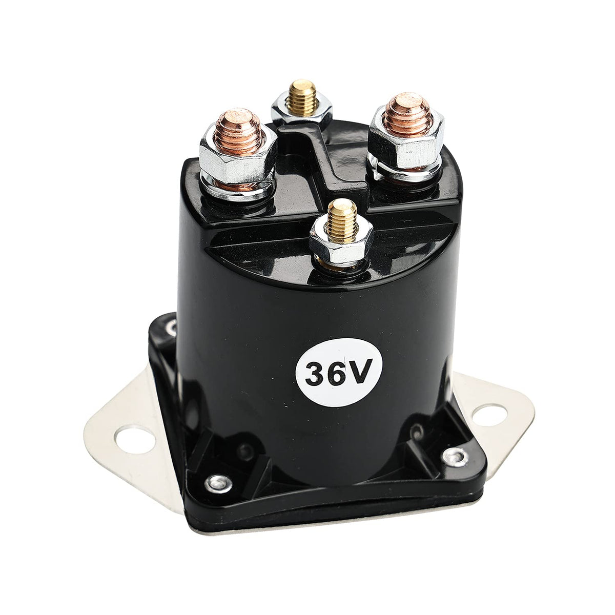MaySpare 36V solenoid front view for Club Car DS, enabling reliable electrical engagement.