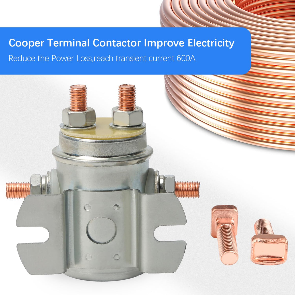 MaySpare solenoid relay top-switch detail supports easy control wiring.