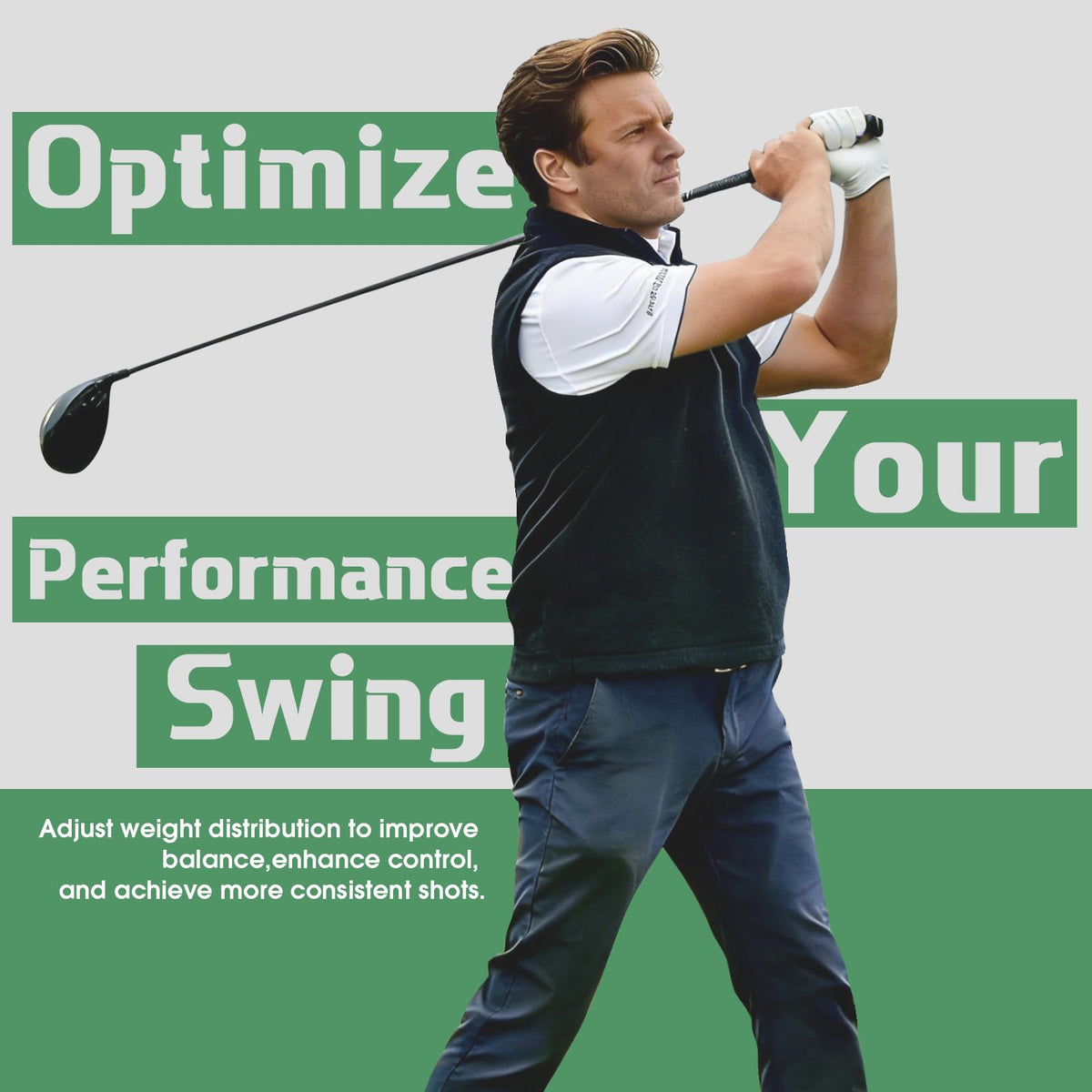 Maysun 5-piece kit enables players to experiment with swing weights.