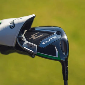 Maysun Elyte driver weight at front position to influence launch and distance.