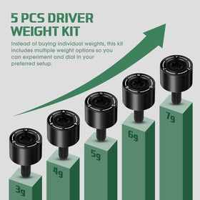 Maysun 14g driver weight screw helps balance your swing.