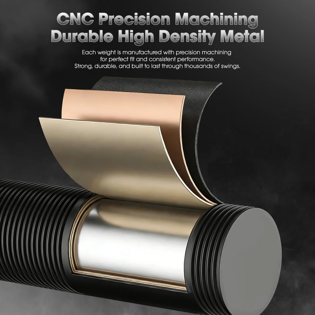 Maysun CNC precision golf weight screw ensures accurate tolerance and smooth threading.