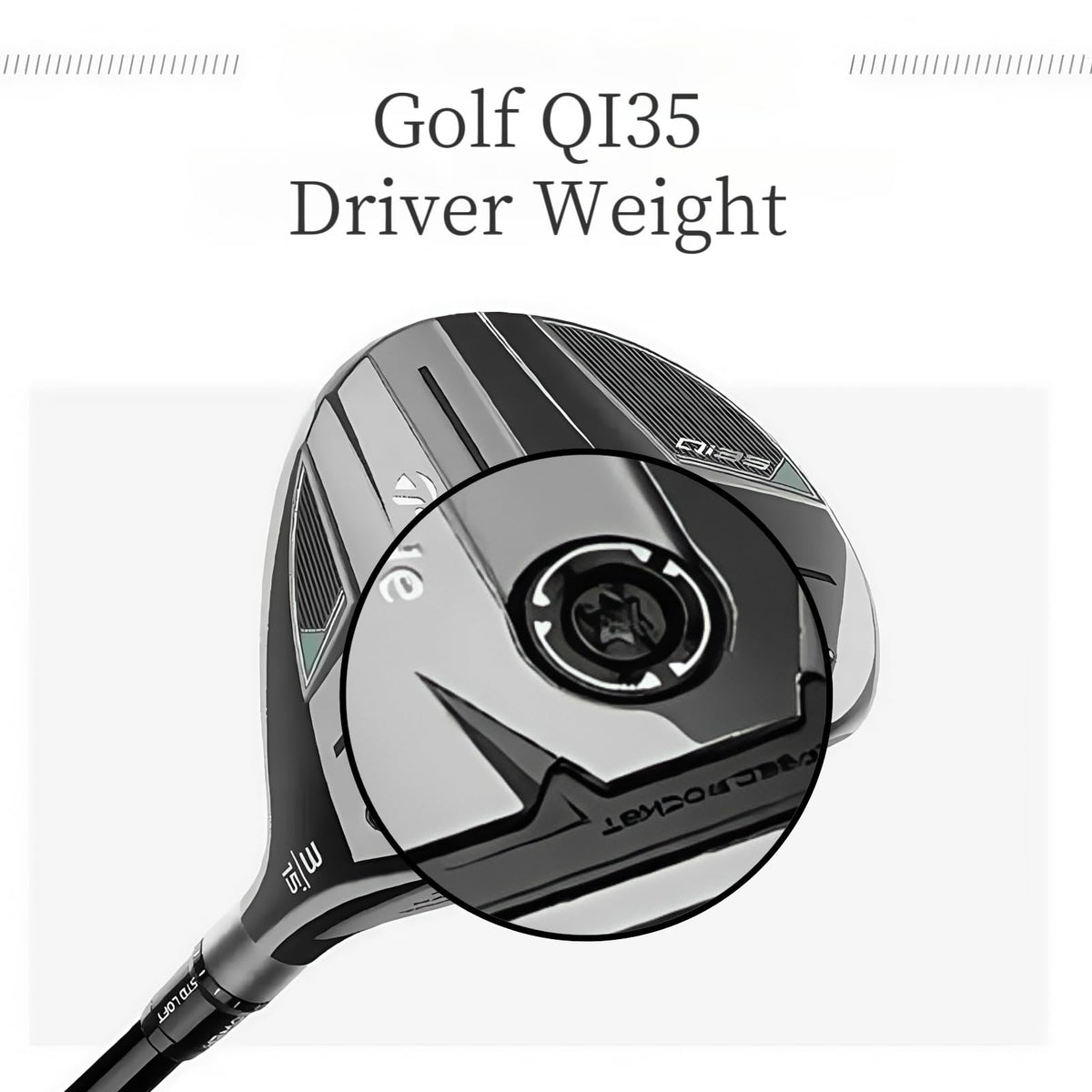 Maysun golf weight screw enhanced-control for personalised swing feel.