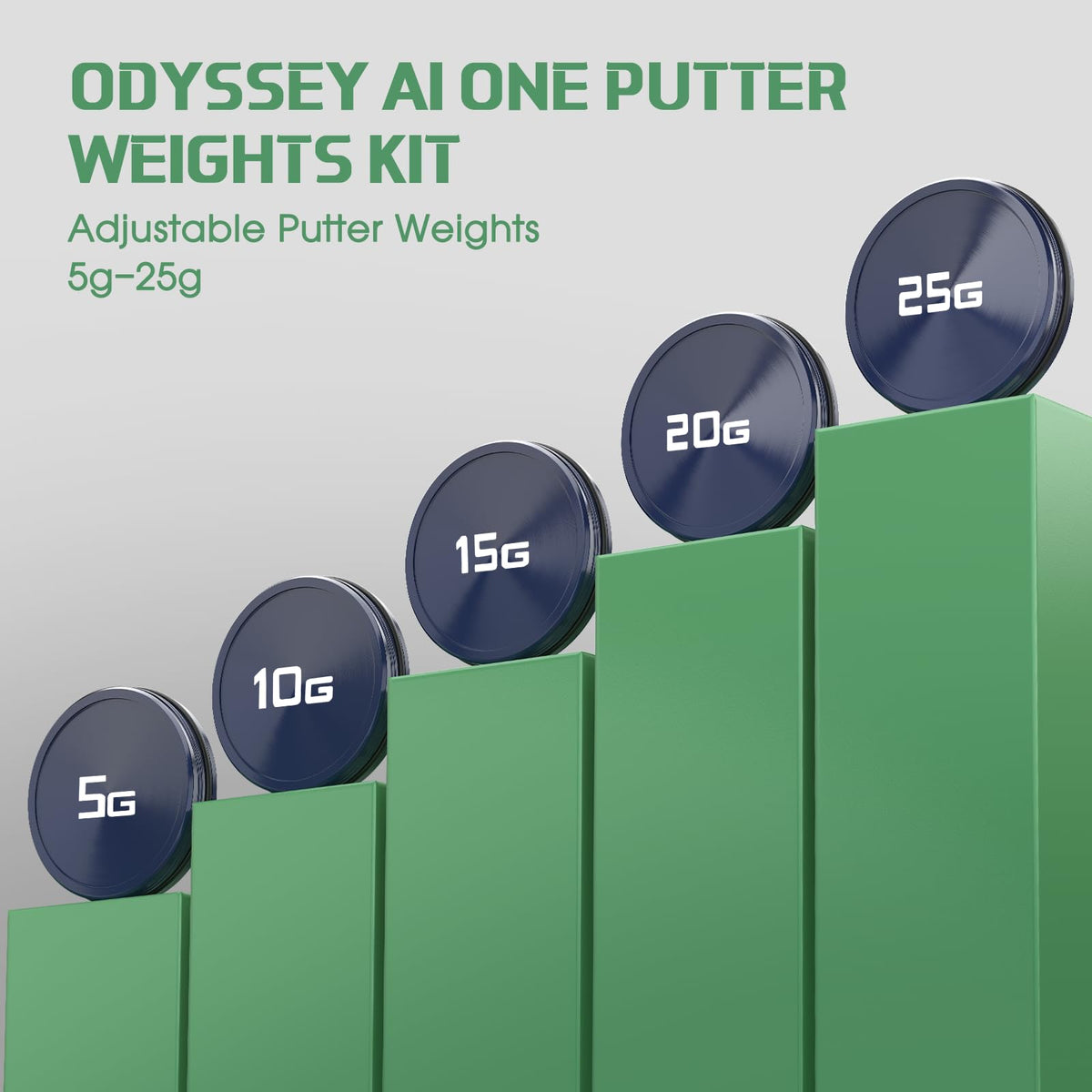 Maysun Odyssey Ai-ONE 10g weight for steady stroke and control.