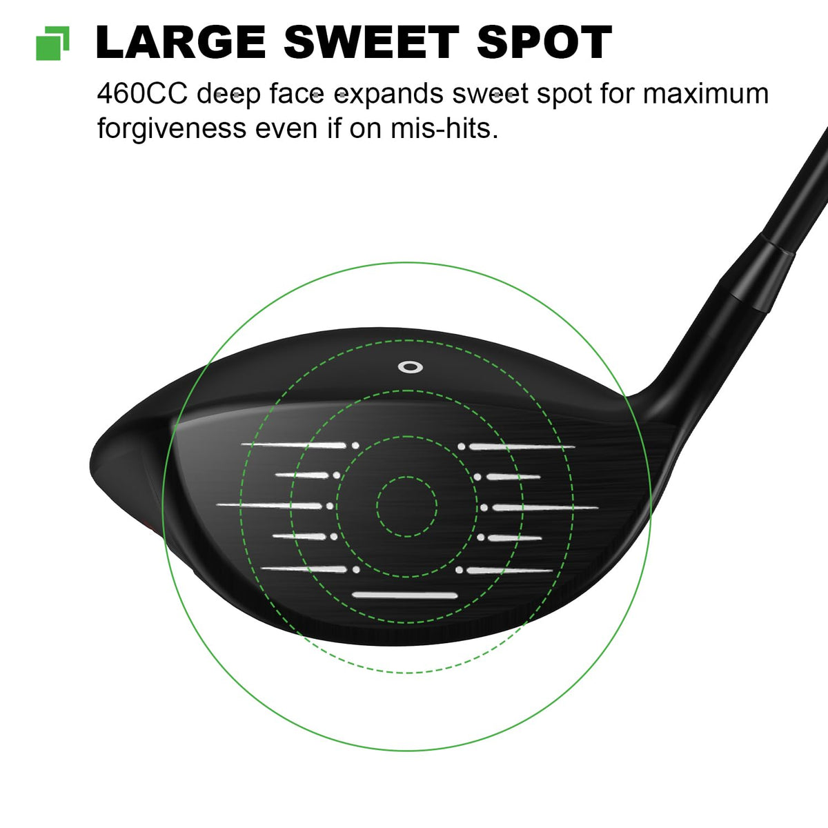 MAZEL driver features an aerodynamic head to ease launches.