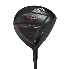 MAZEL 460cc driver front view shows forgiving large sweet spot for easier tee shots.