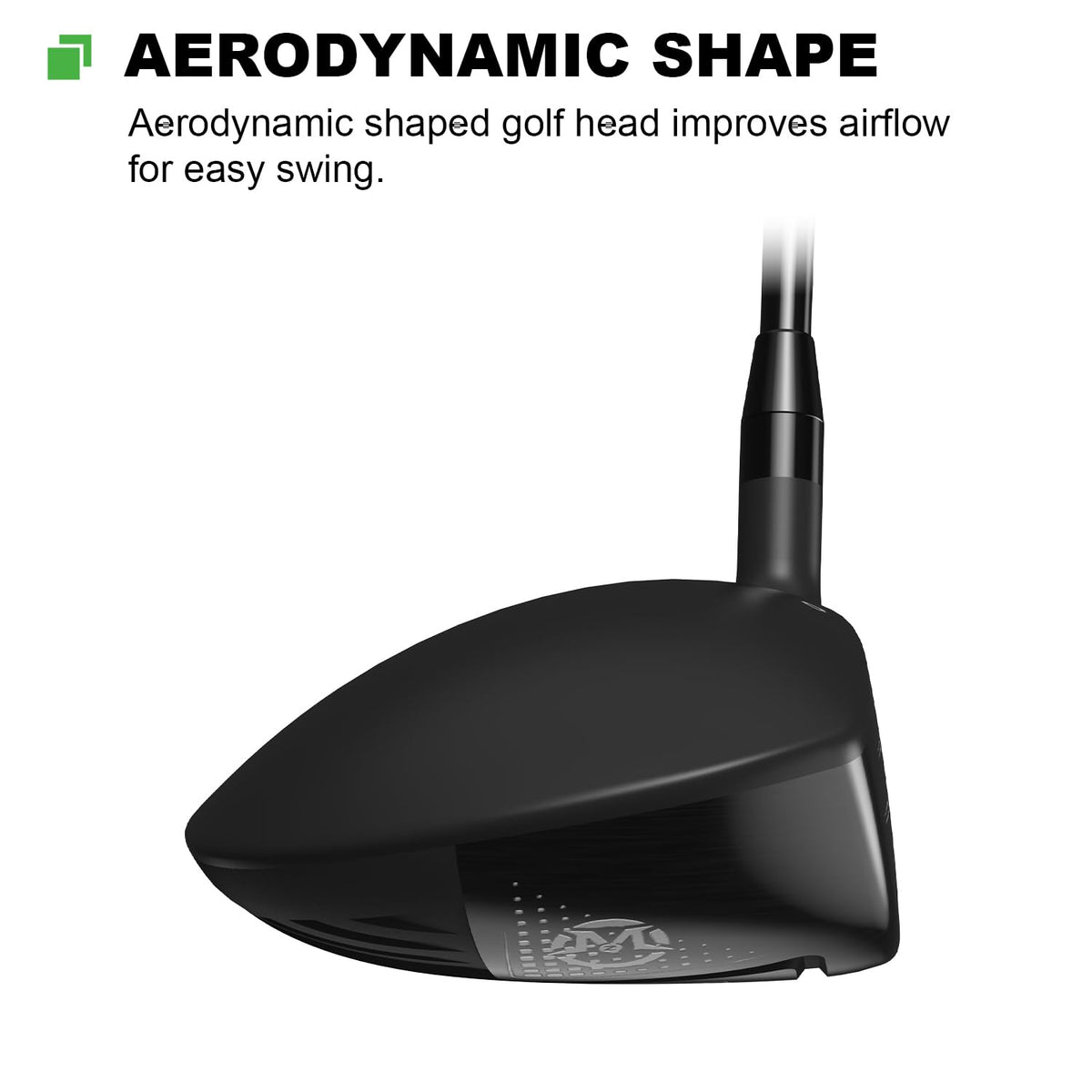 MAZEL alloy construction offers a budget-friendly alternative to titanium drivers.