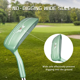 MAZEL Chipper alignment line aids accurate setup and aim.