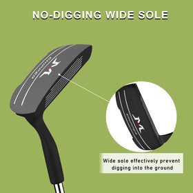 MAZEL Chipper Club wedge features 35 inch length for easy strokes.