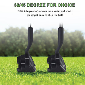 MAZEL Chipper Club wedge helps avoid thin or fat chips.