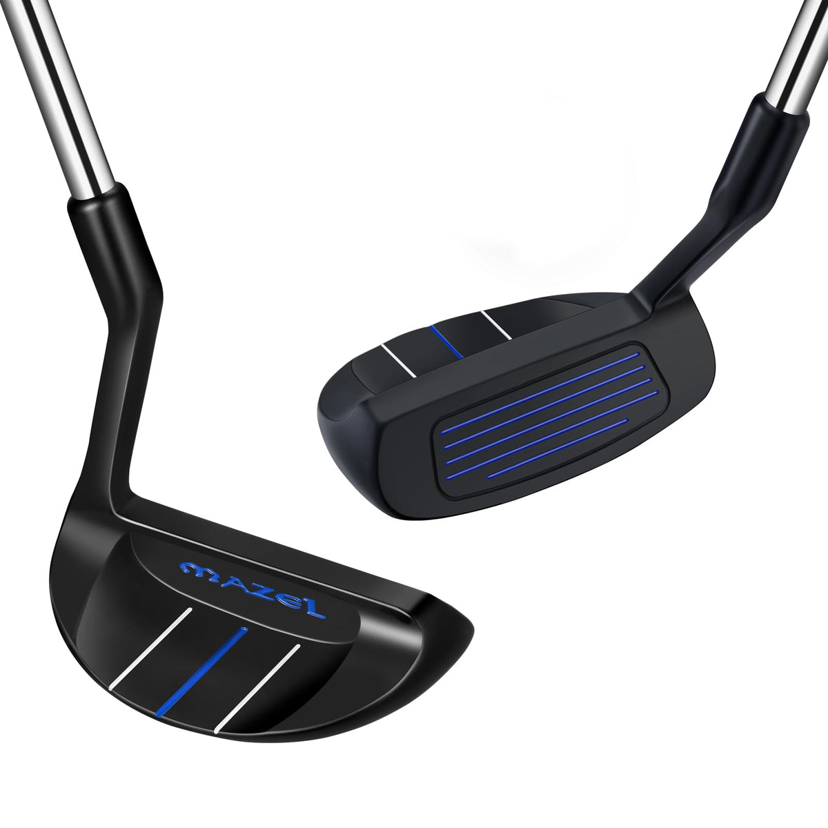 MAZEL chipper head with 37° loft for controlled landings on the green